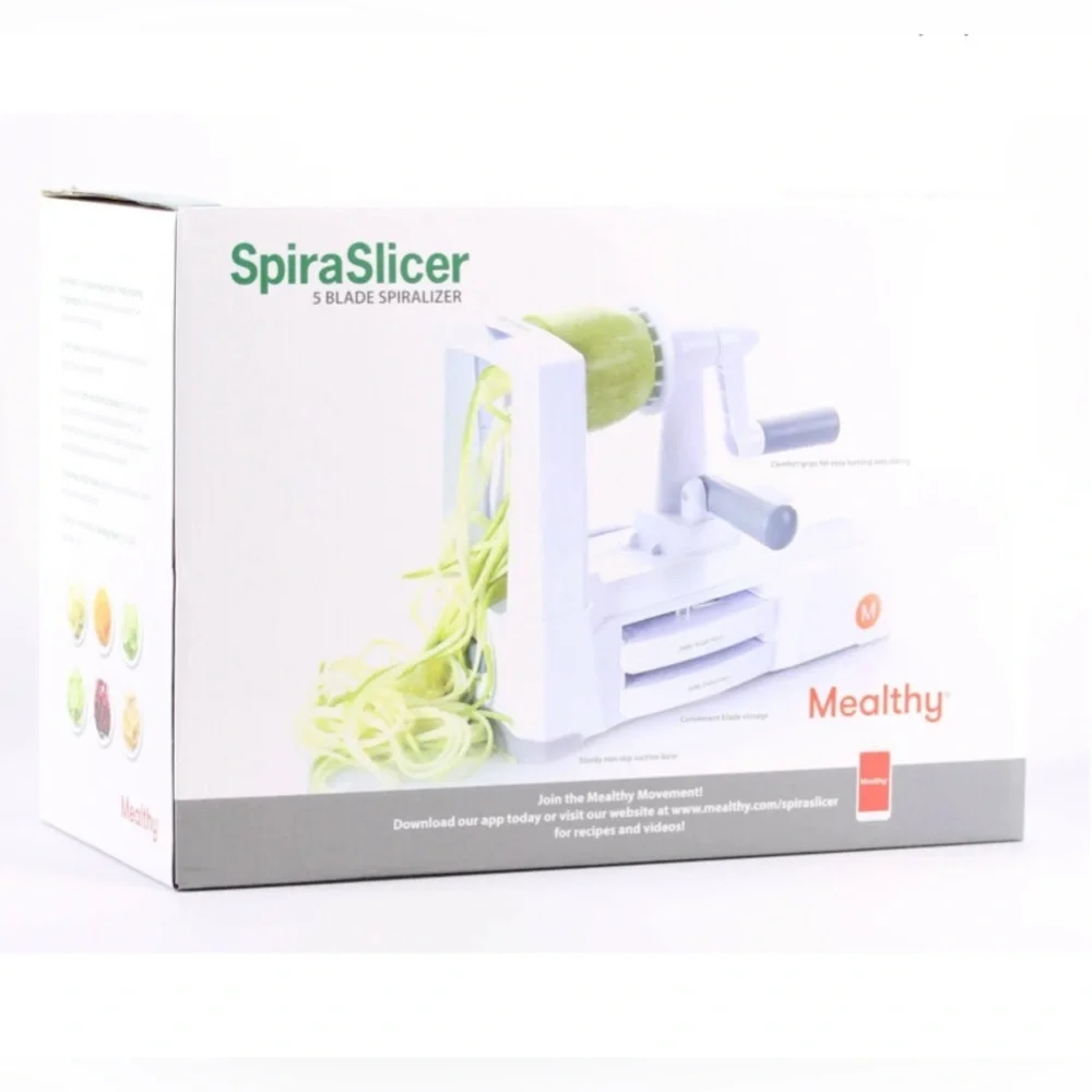 MEALTHY Spiralizer with 5 Blades